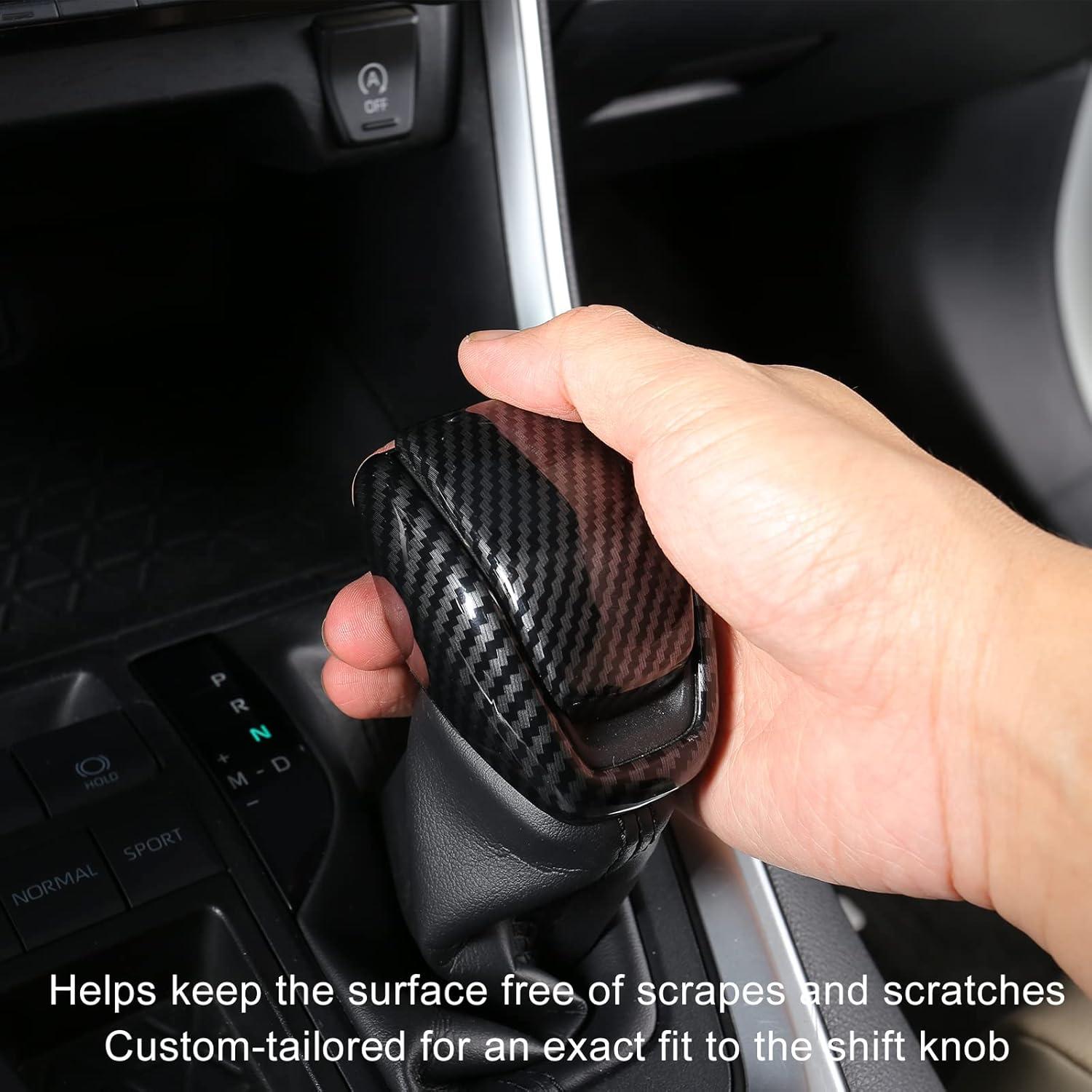 Panel Protector Cambio Marcha Toyota RAV4 2019-2025 Fibra Carbono