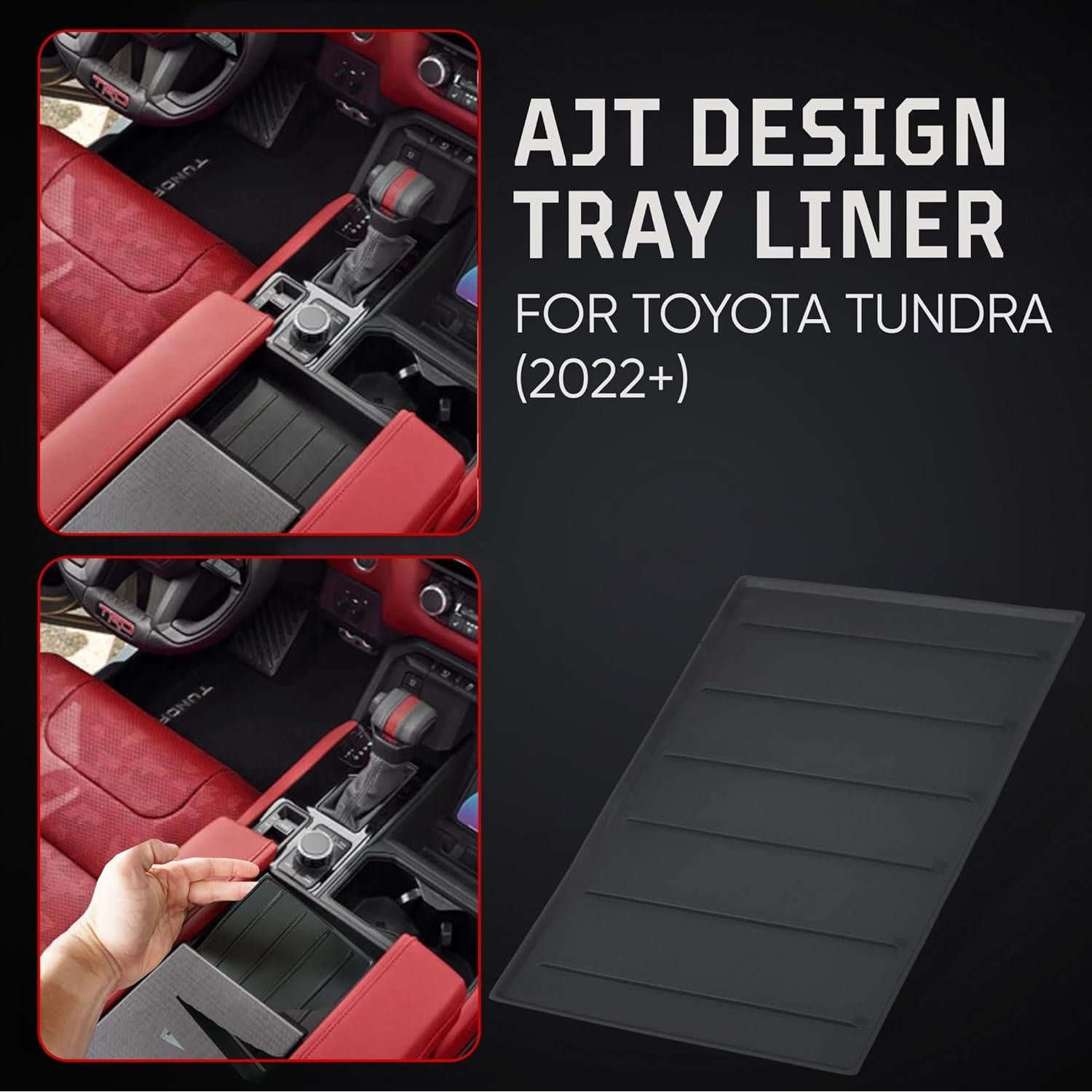 Bandeja de Consola Central AJT DESIGN para Toyota Tundra 2022+