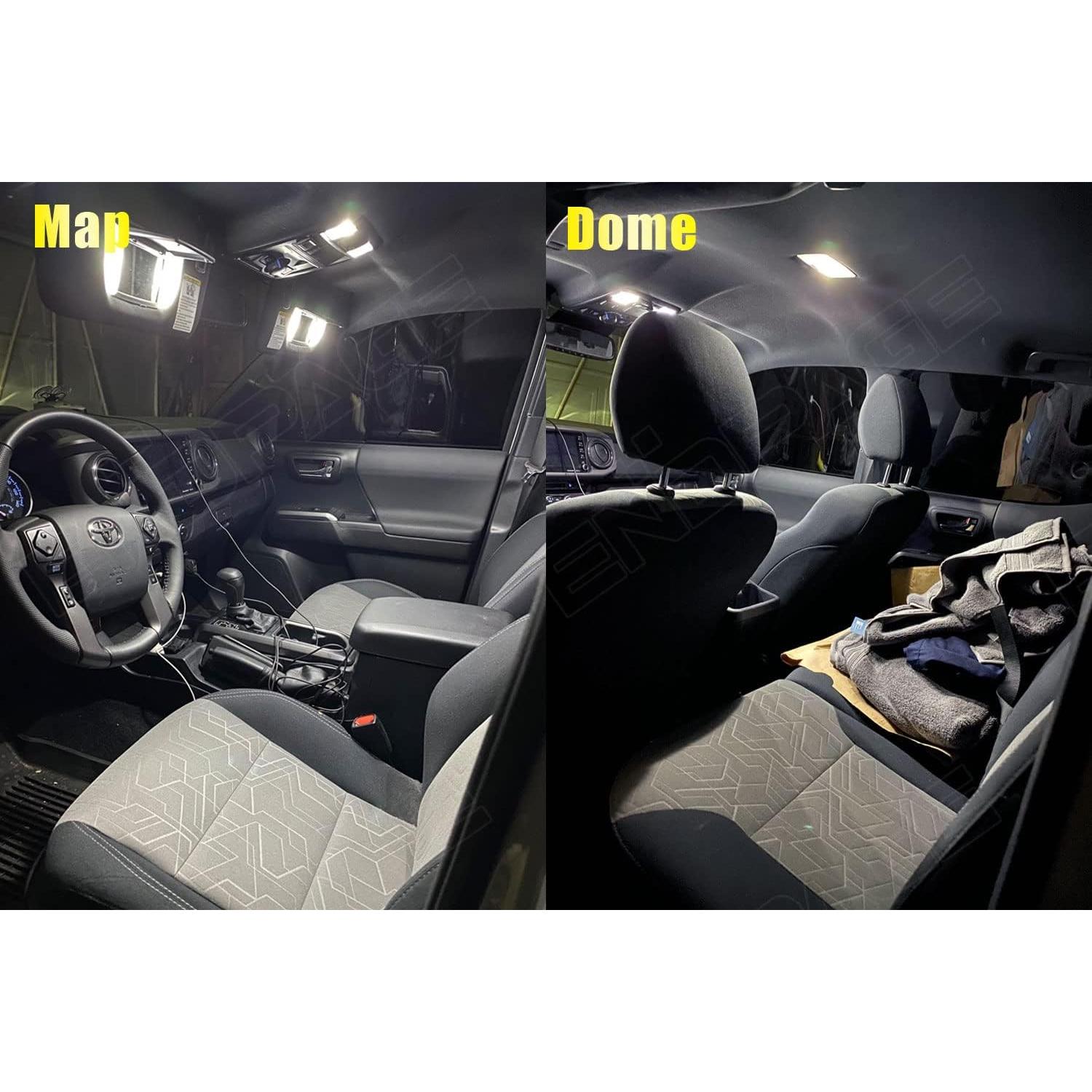 Kit de Luz Interior LED 11 Piezas Toyota Tacoma 2016-2022