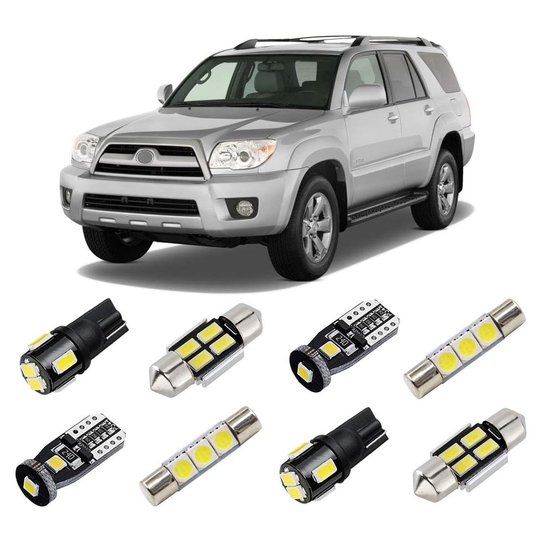Kit de Luz Interior LED BRISHINE para Toyota 4Runner 2003-2009