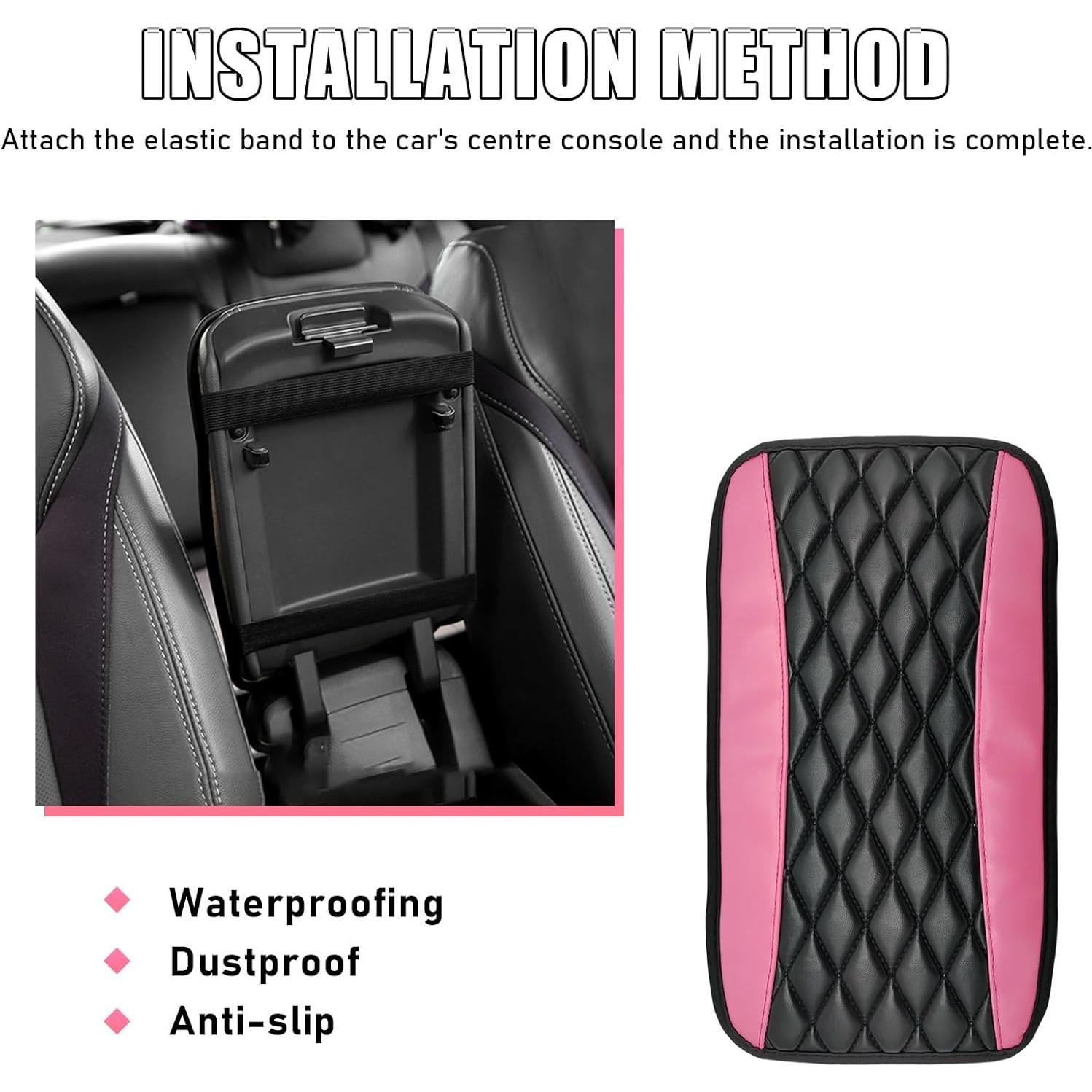 Almohadilla de Consola Central Ohleats Rosa 32x18 cm