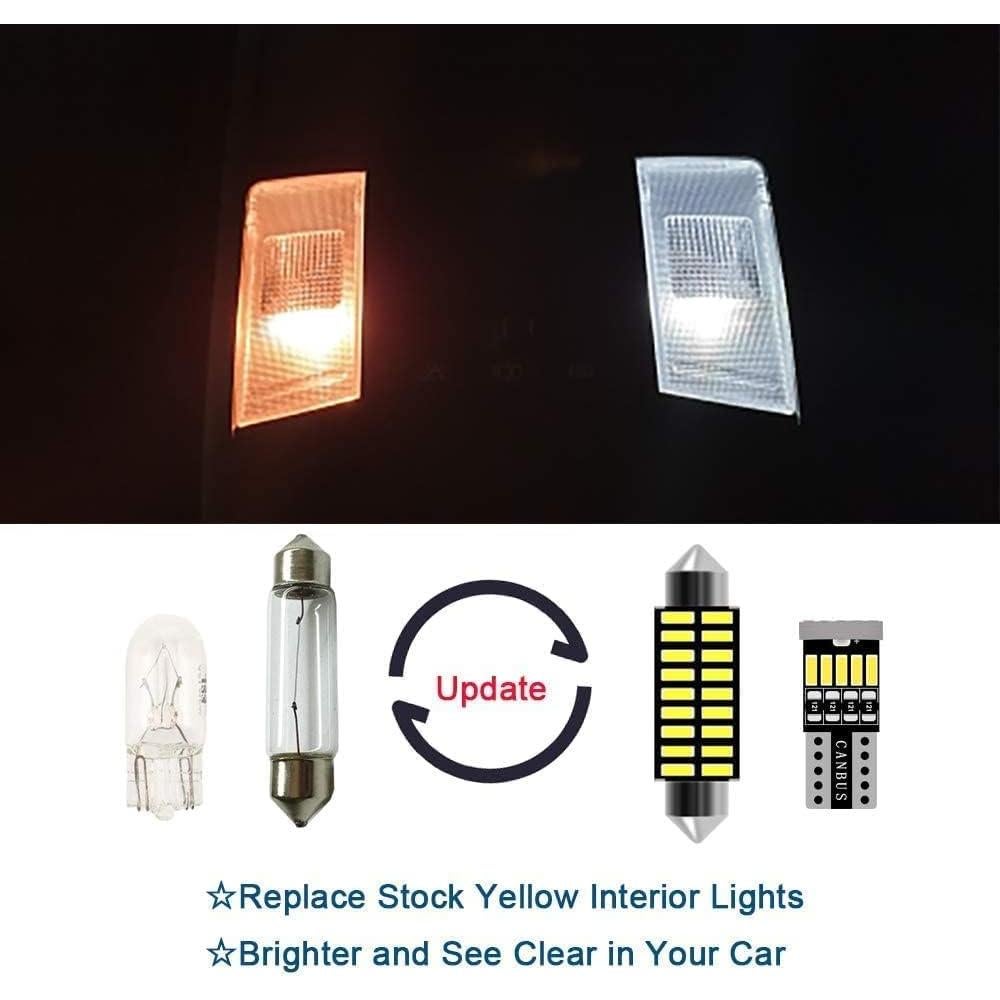 Kit 20 Bombillas LED Interior AWALITED Toyota Sequoia 2008-2021