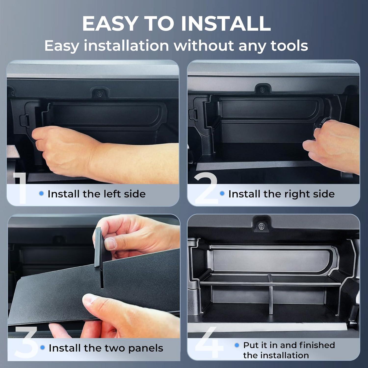 Organizador de Guantera Katorn para Toyota Tacoma 2024-2025