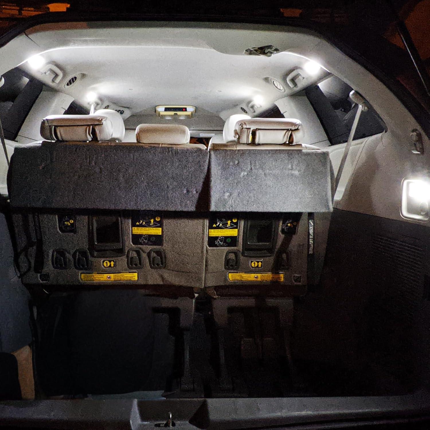 Kit 16 Bombillas LED Interiores EASY EAGLE Toyota Sienna 2011-2021