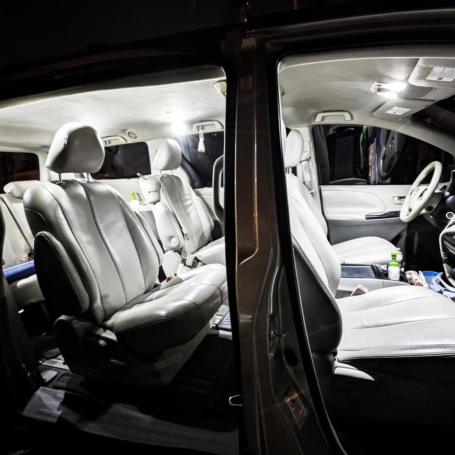 Kit 16 Bombillas LED Interiores EASY EAGLE Toyota Sienna 2011-2021