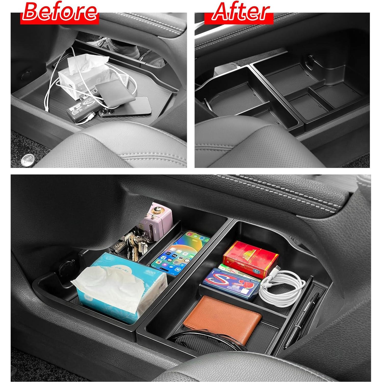 Organizador de Consola Central 2PCS smabee para Toyota Sienna 2021-2025