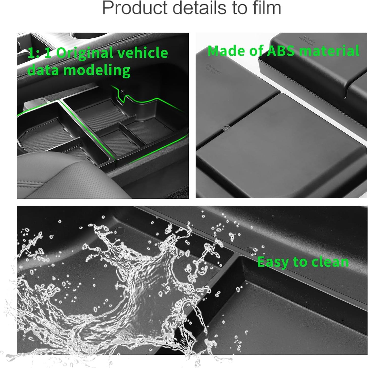 Organizador de Consola Central 2PCS smabee para Toyota Sienna 2021-2025