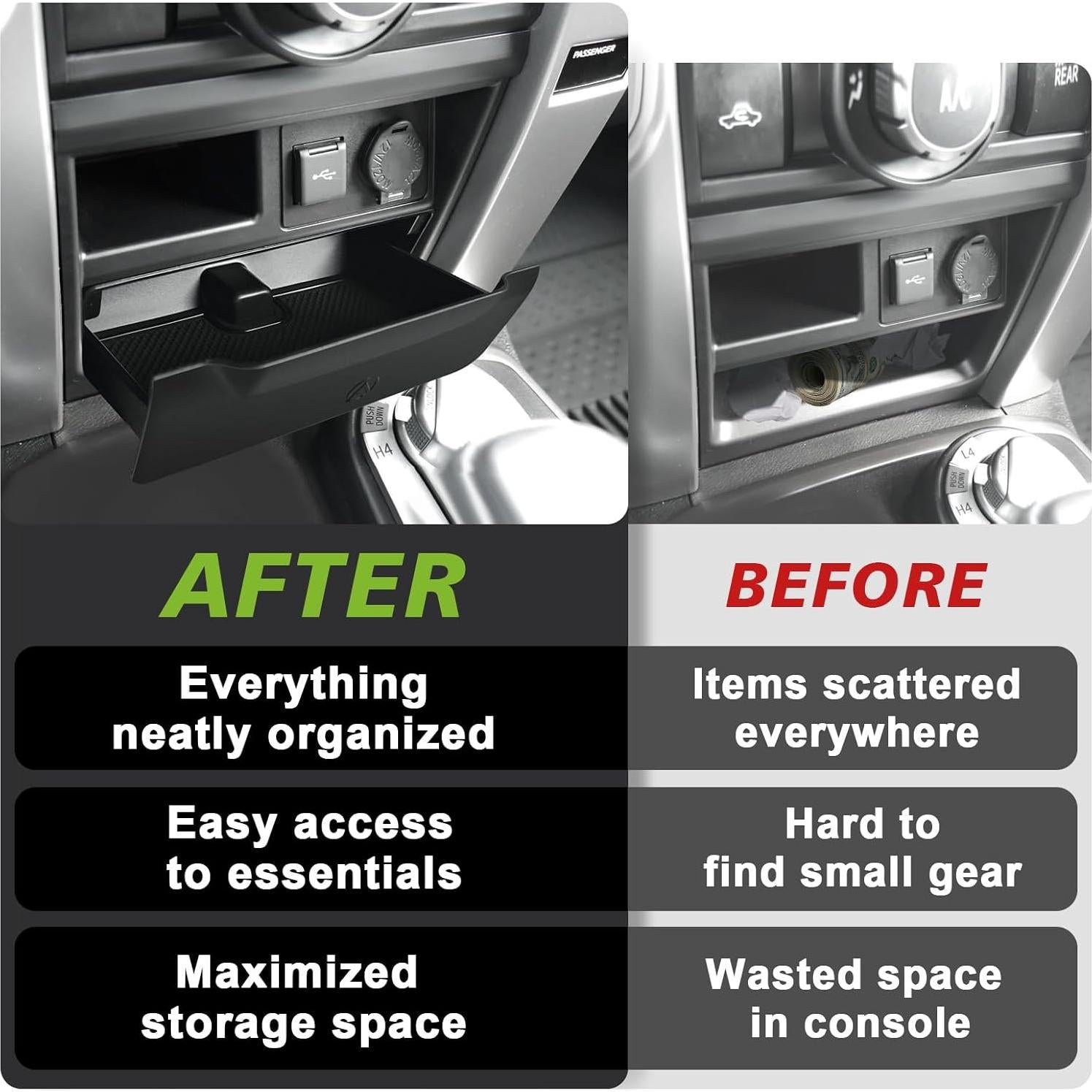 Cajón de Almacenamiento Muslogy para Toyota 4Runner 2014-2024