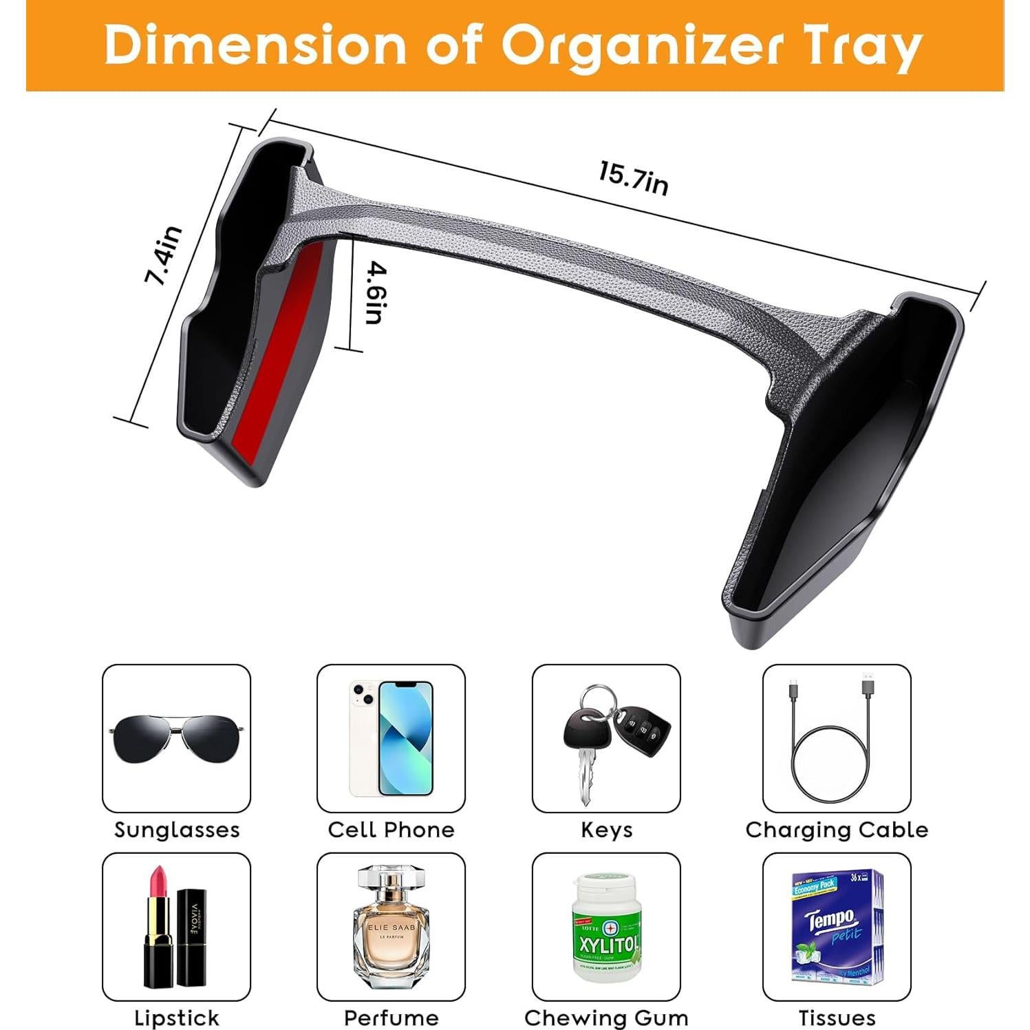 Organizador de Consola Central Sinvanho para Toyota 4Runner 2010-2024