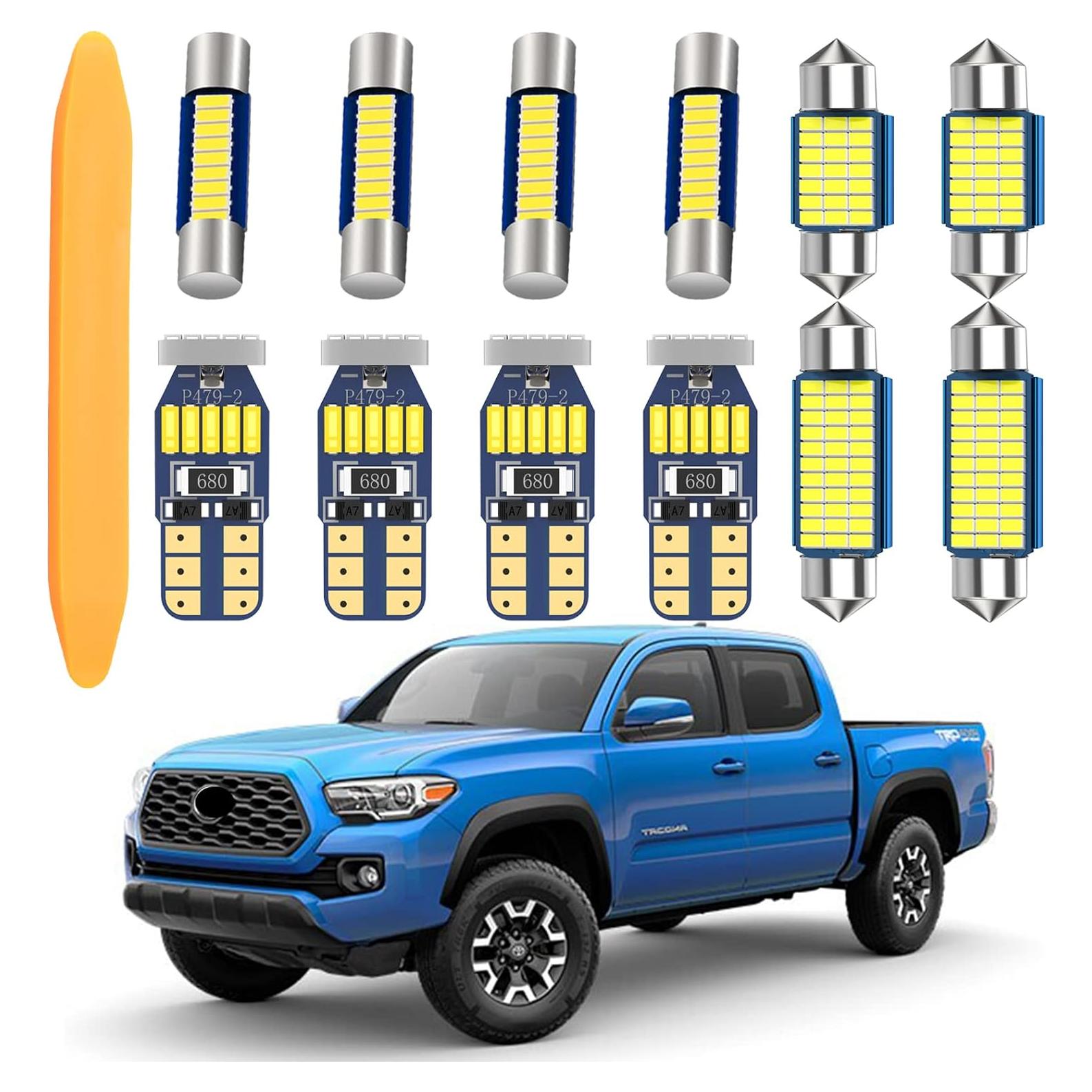 Kit de luces LED interior WEIMELTOY para Toyota Tacoma 2005-2021