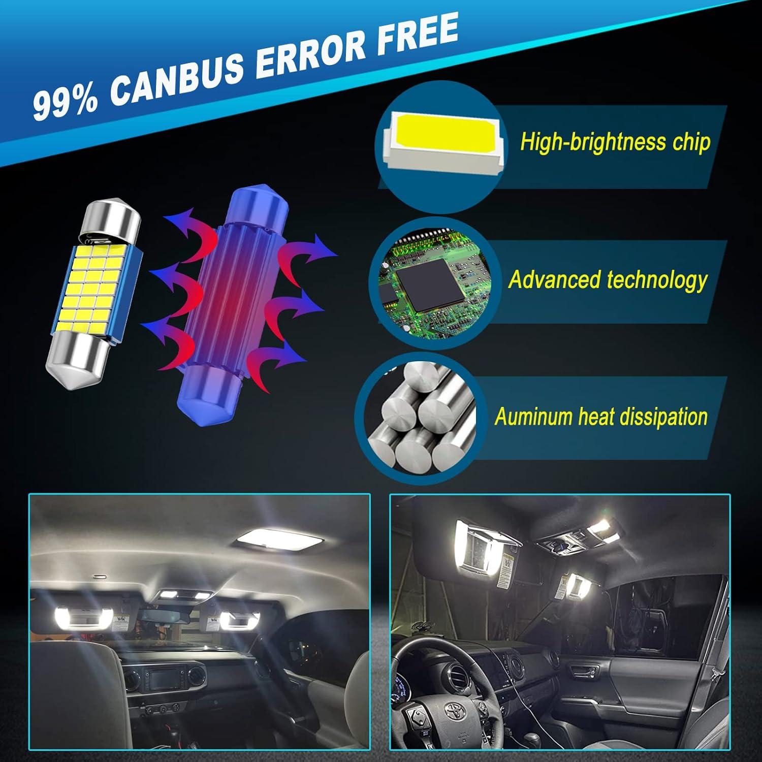 Kit de luces LED interior WEIMELTOY para Toyota Tacoma 2005-2021