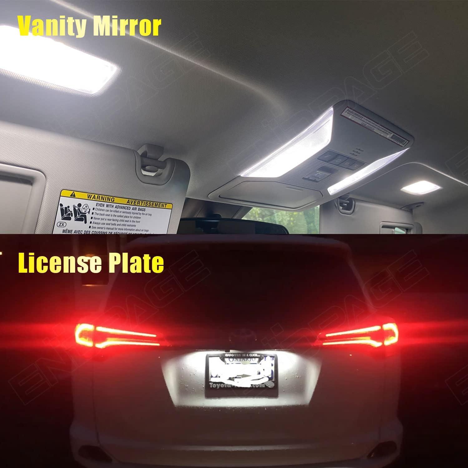 Kit de Luz Interior LED 8 Piezas Toyota RAV4 2006-2015 6000K