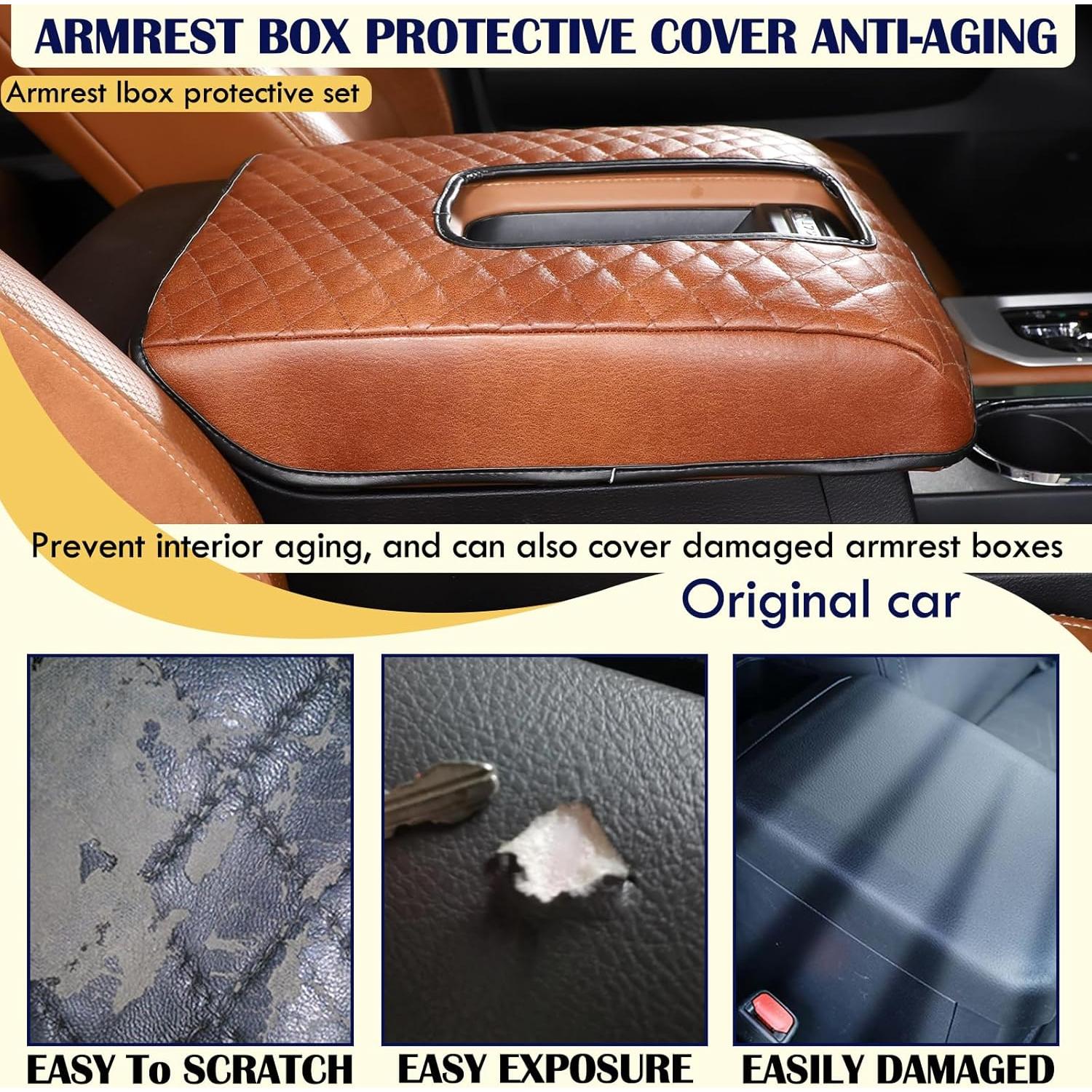 Cubierta de Apoyabrazos CHEAYAR para Toyota Tundra 2014-2021