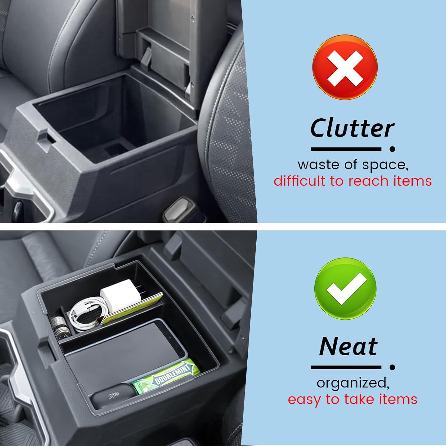 Organizador de Consola Central Neepiar para Toyota Tacoma 2024-2025