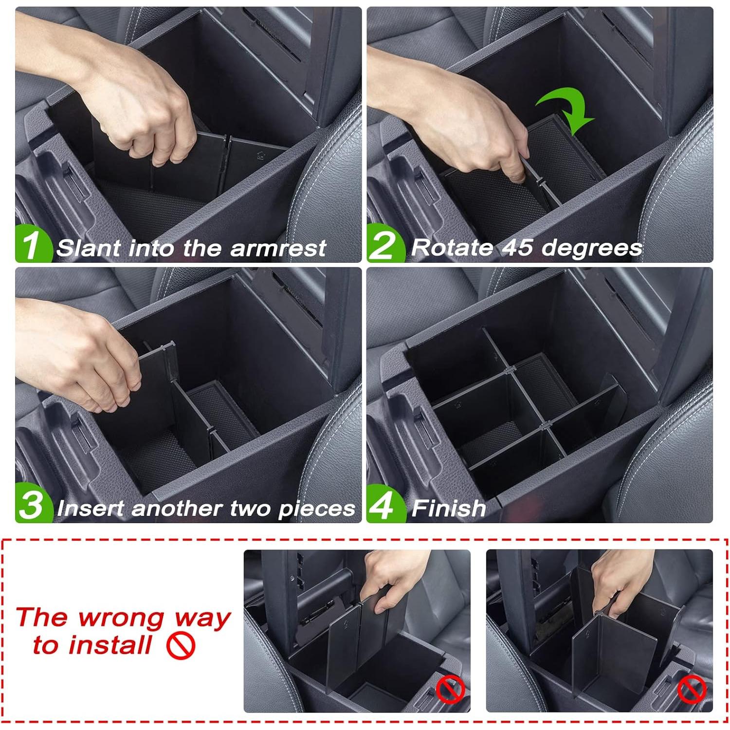 Organizador de Consola Central JKCOVER para Toyota Tacoma 2016-2023