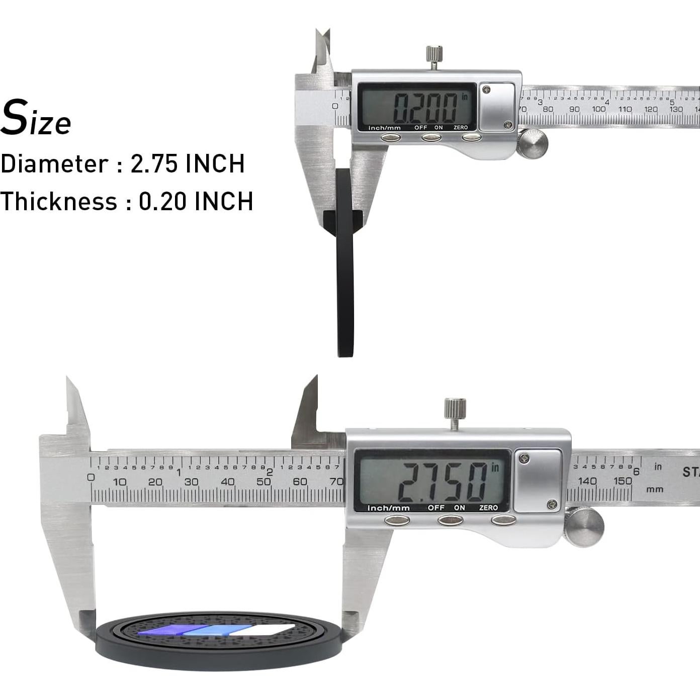 Portavasos Tri-Color MOCHENT para Toyota Tacoma 7 cm