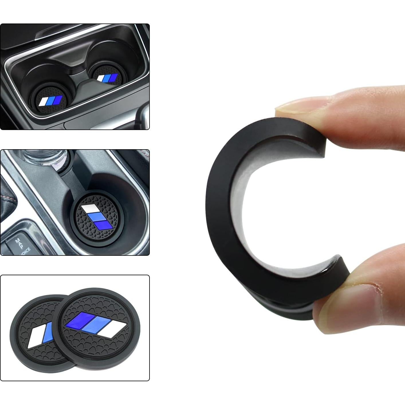 Portavasos Tri-Color MOCHENT para Toyota Tacoma 7 cm