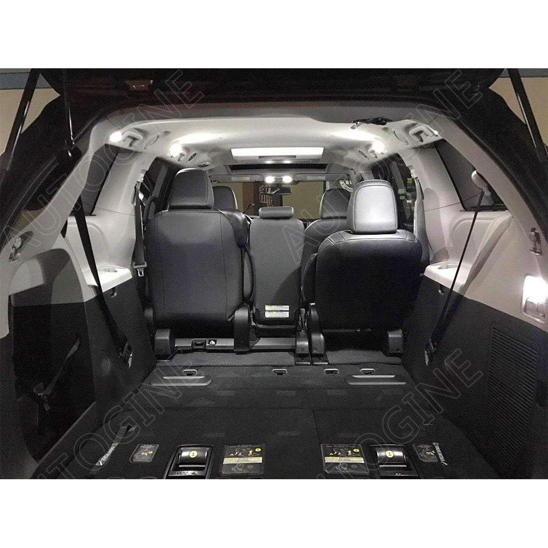 Kit 15 Luces LED Interiores AUTOGINE Toyota Sienna 2011-2021