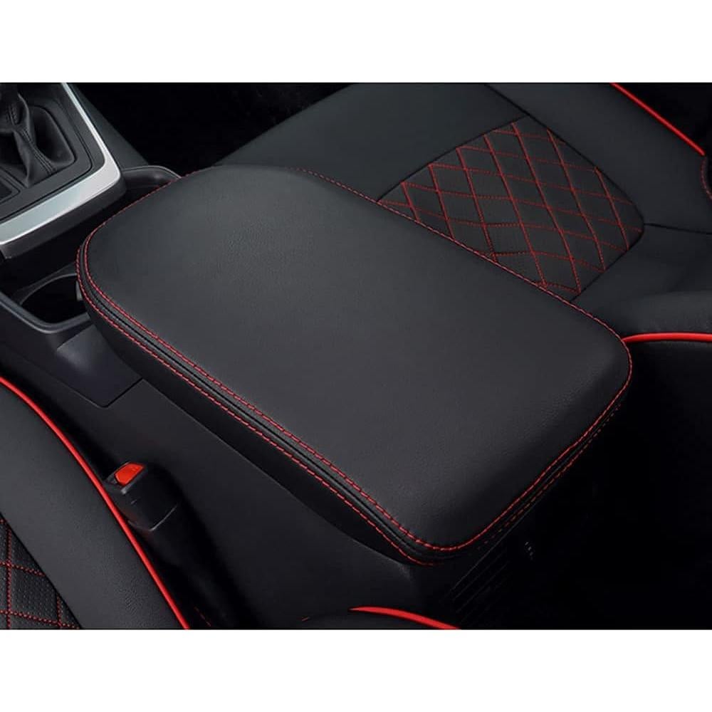 Cubierta de Consola Central INTGET para Toyota RAV4 2019-2025 Rojo