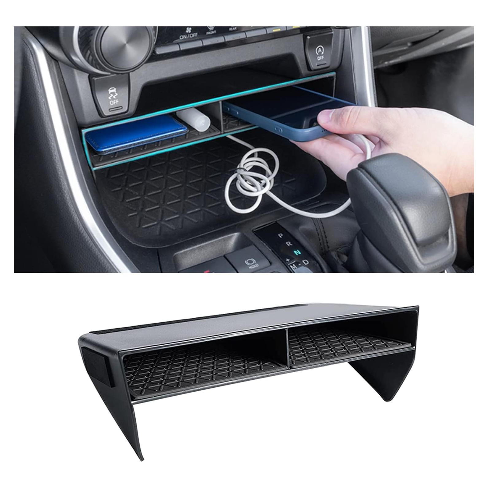 Organizador de Consola Central JDMCAR para Toyota RAV4 2019-2025