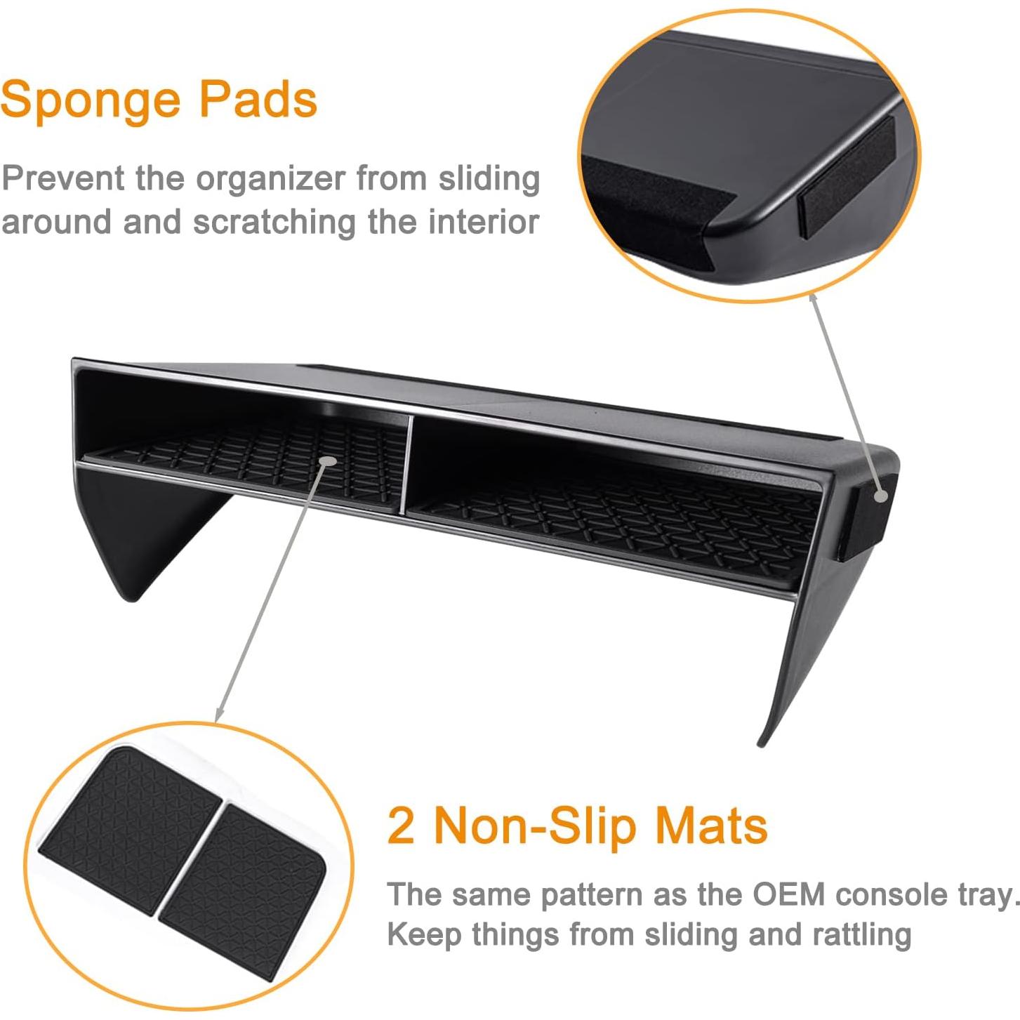 Organizador de Consola Central JDMCAR para Toyota RAV4 2019-2025