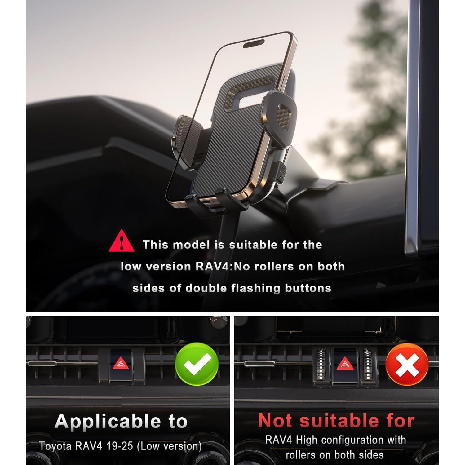 Soporte para teléfono de coche JDHDL para Toyota RAV4 2019-2025