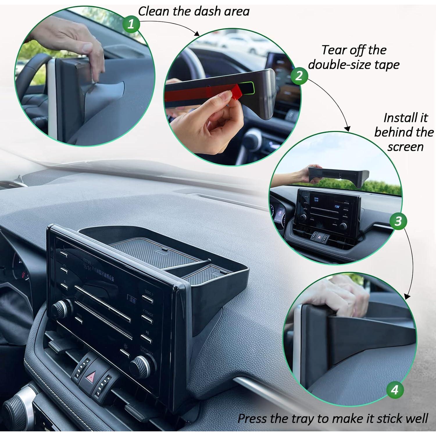 Bandeja de Consola Central TOPINSTALL para Toyota Rav4 2019-2025