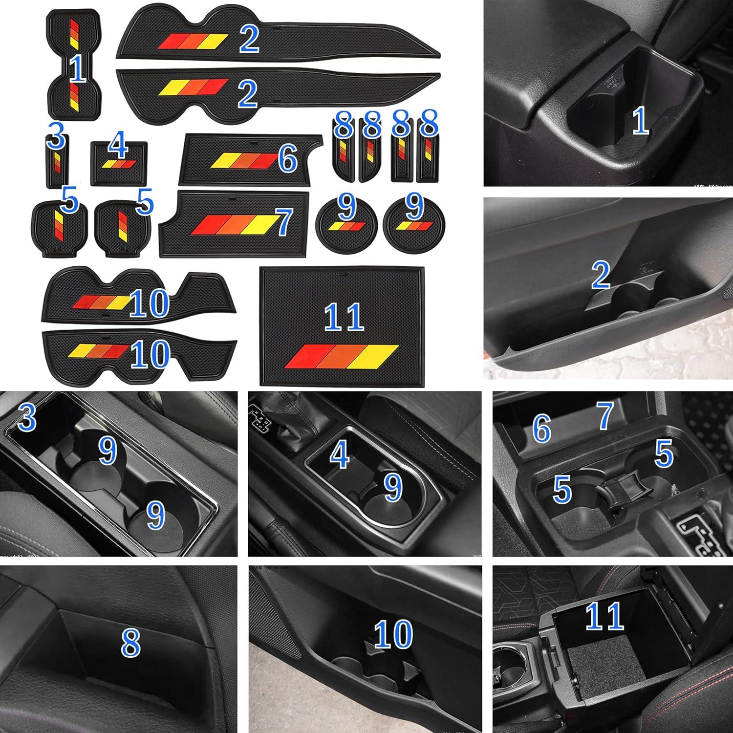 Forros Antideslizantes SENSHINE para Toyota Tacoma 2016-2023