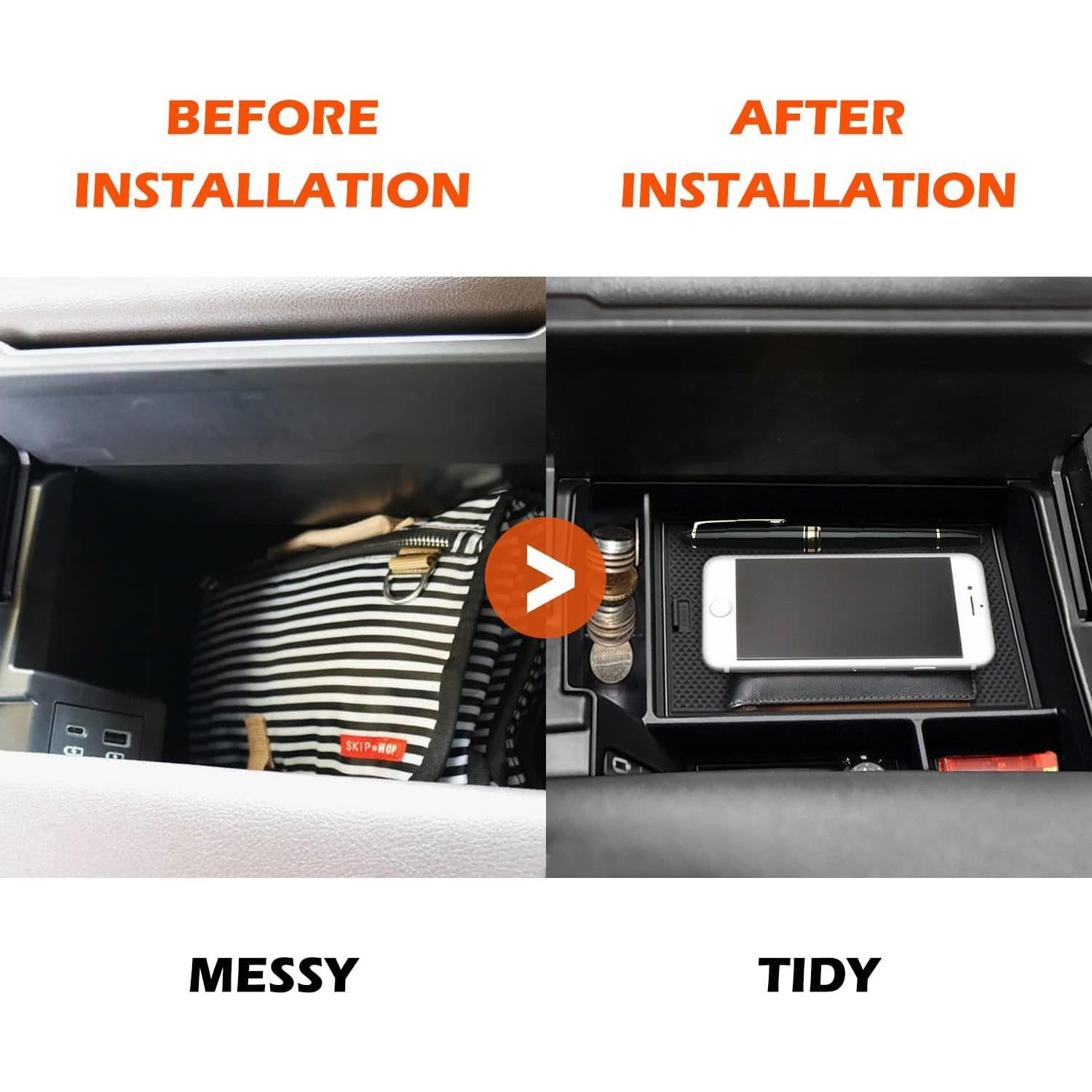 Organizador de Consola Central JOJOMARK para Toyota Sienna 2021-2025