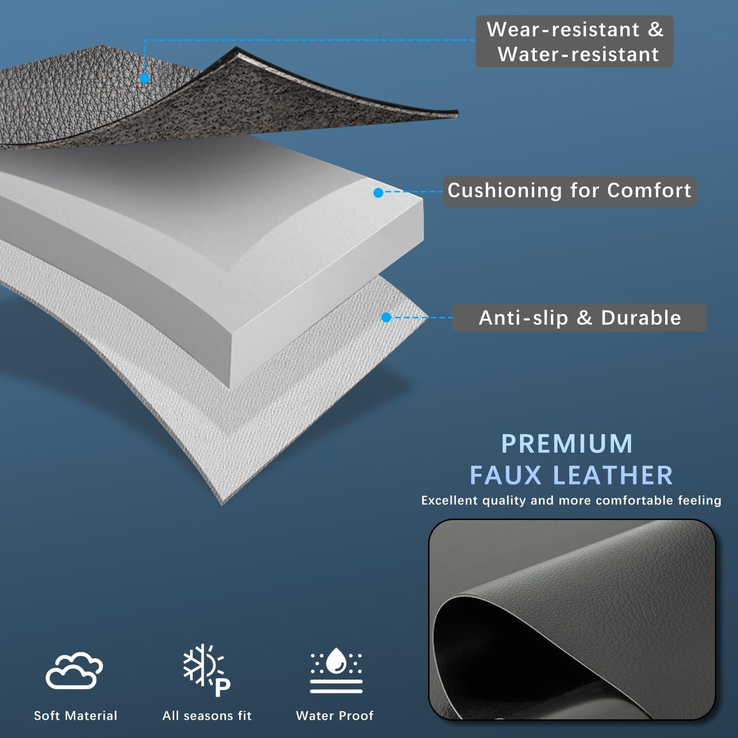 Cubiertas de Asiento GOLYWIN Jeep Gladiator 2020-2025 Negro/Rojo