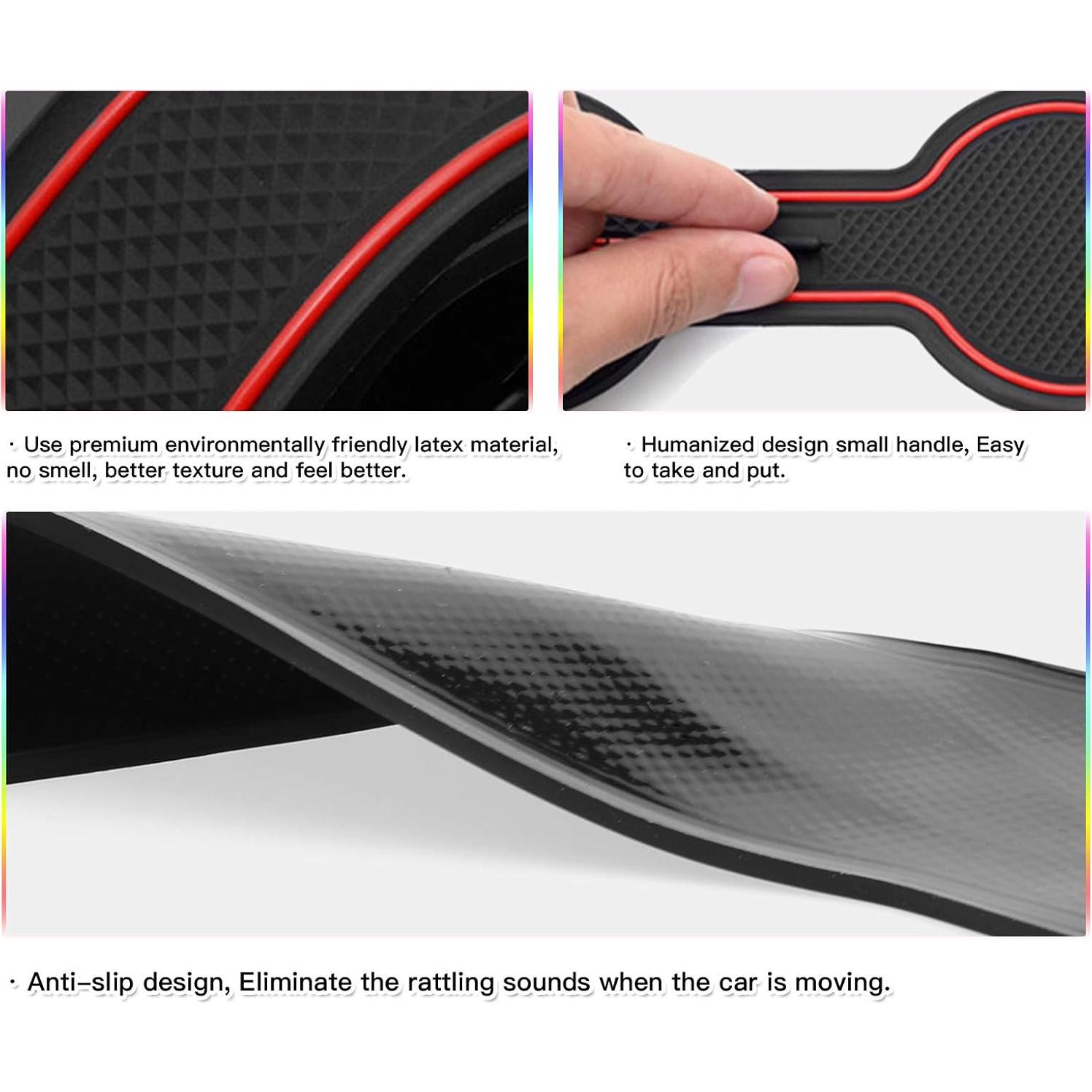 Alfombrilla de ranura para puerta SKTU Rojo 2018-2022 C-HR