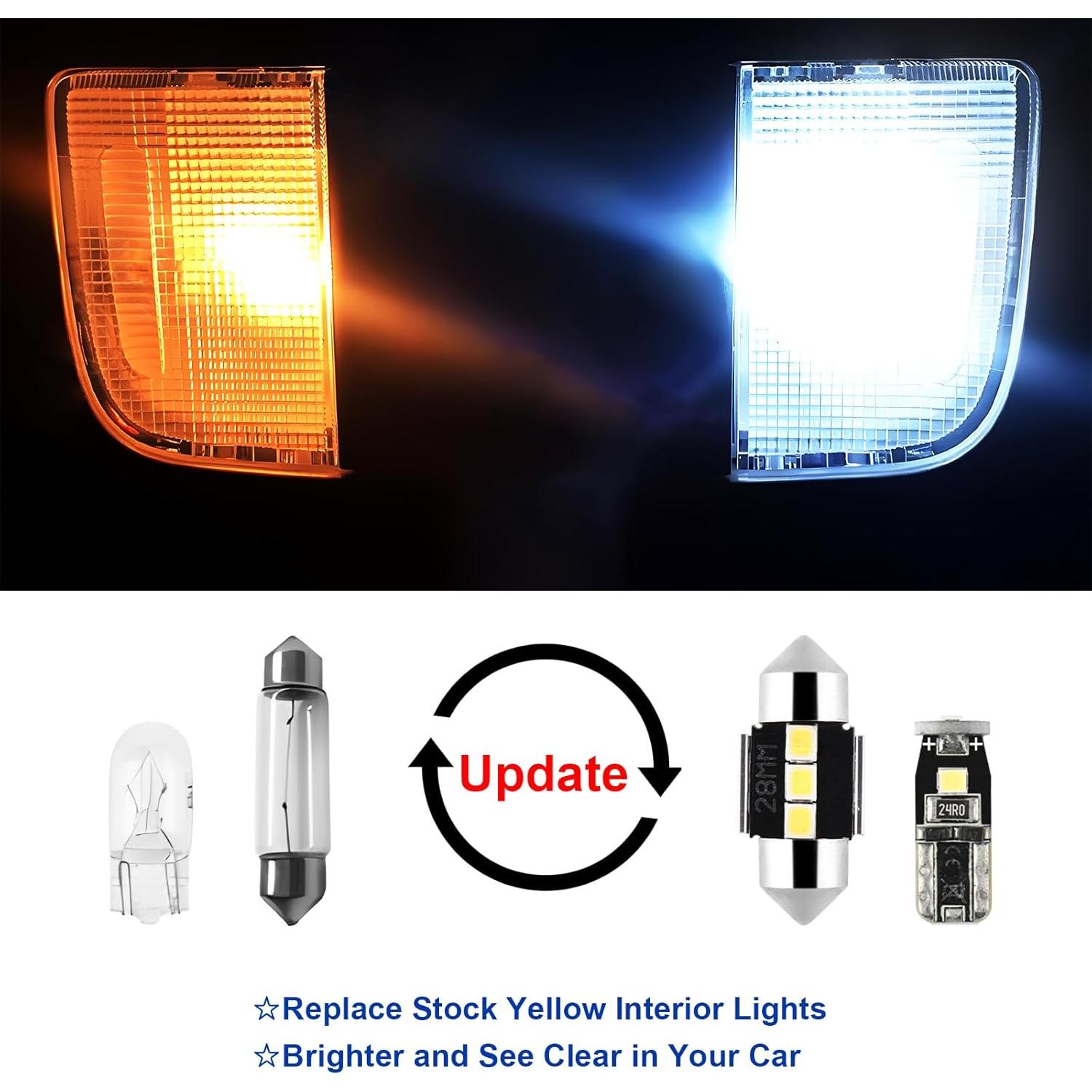 Kit Bombillas LED Interiores EASY EAGLE para Toyota Tacoma 2016-2022