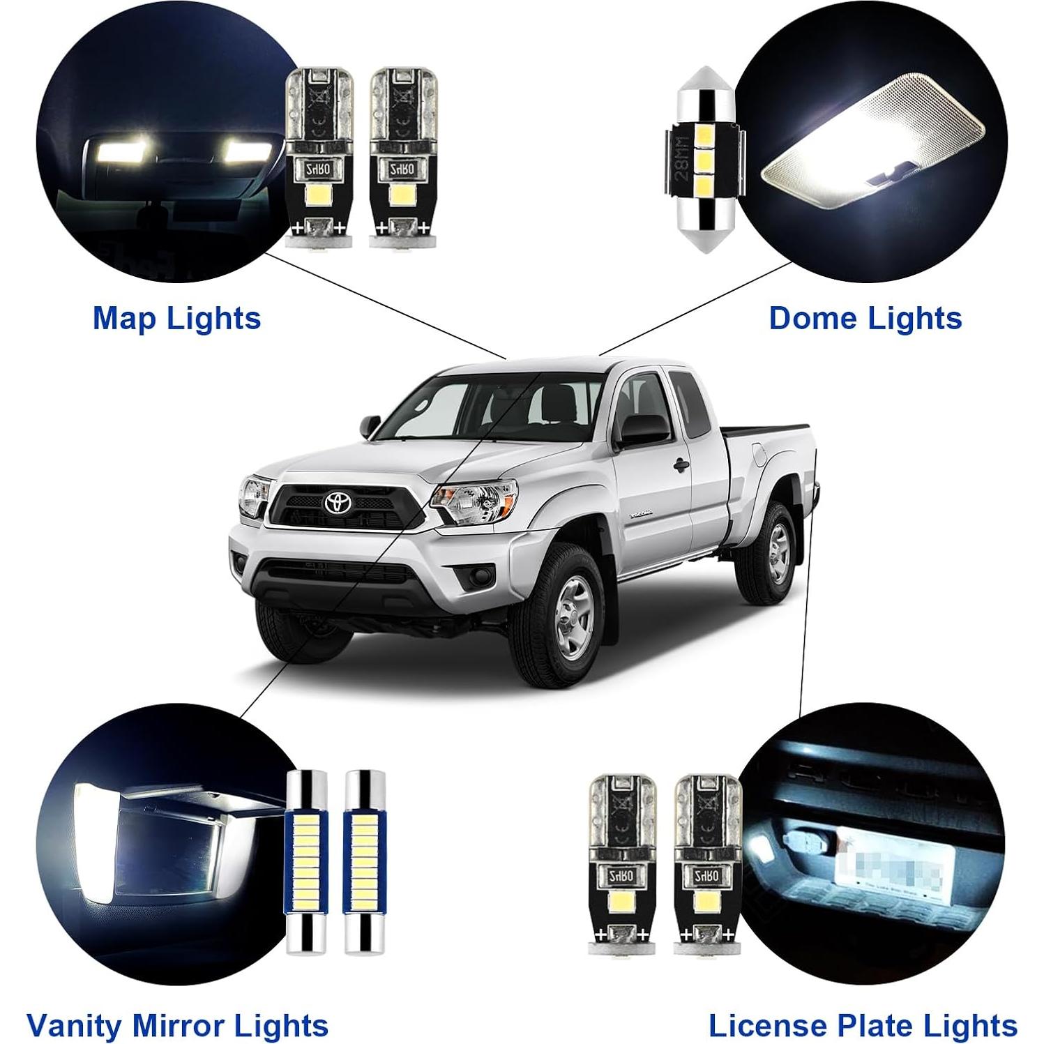 Kit Bombillas LED Interiores EASY EAGLE para Toyota Tacoma 2016-2022