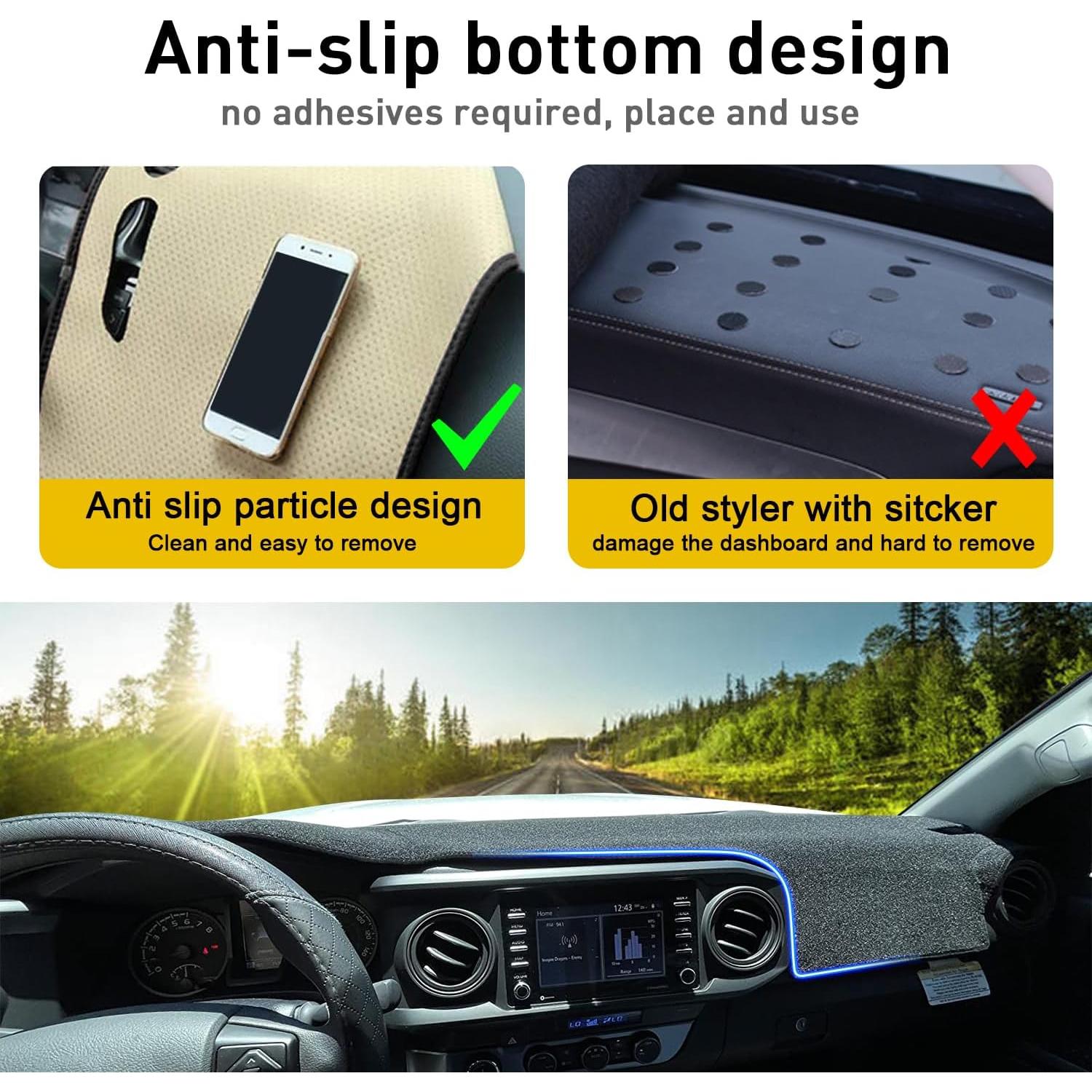 Cubierta de tablero MOCHENT para Toyota Tacoma 2016-2023