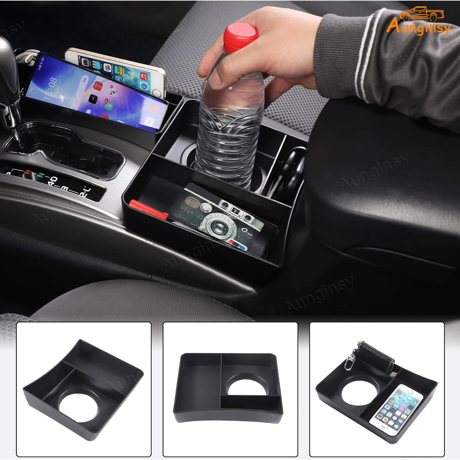 Caja de almacenamiento para portavasos Aunginsy Toyota Tacoma 2006-2015