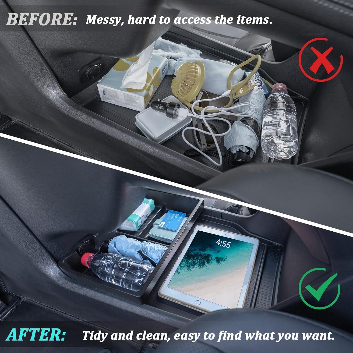 Organizador Inferior de Consola TOPINSTALL para Toyota Sienna 2021-2025