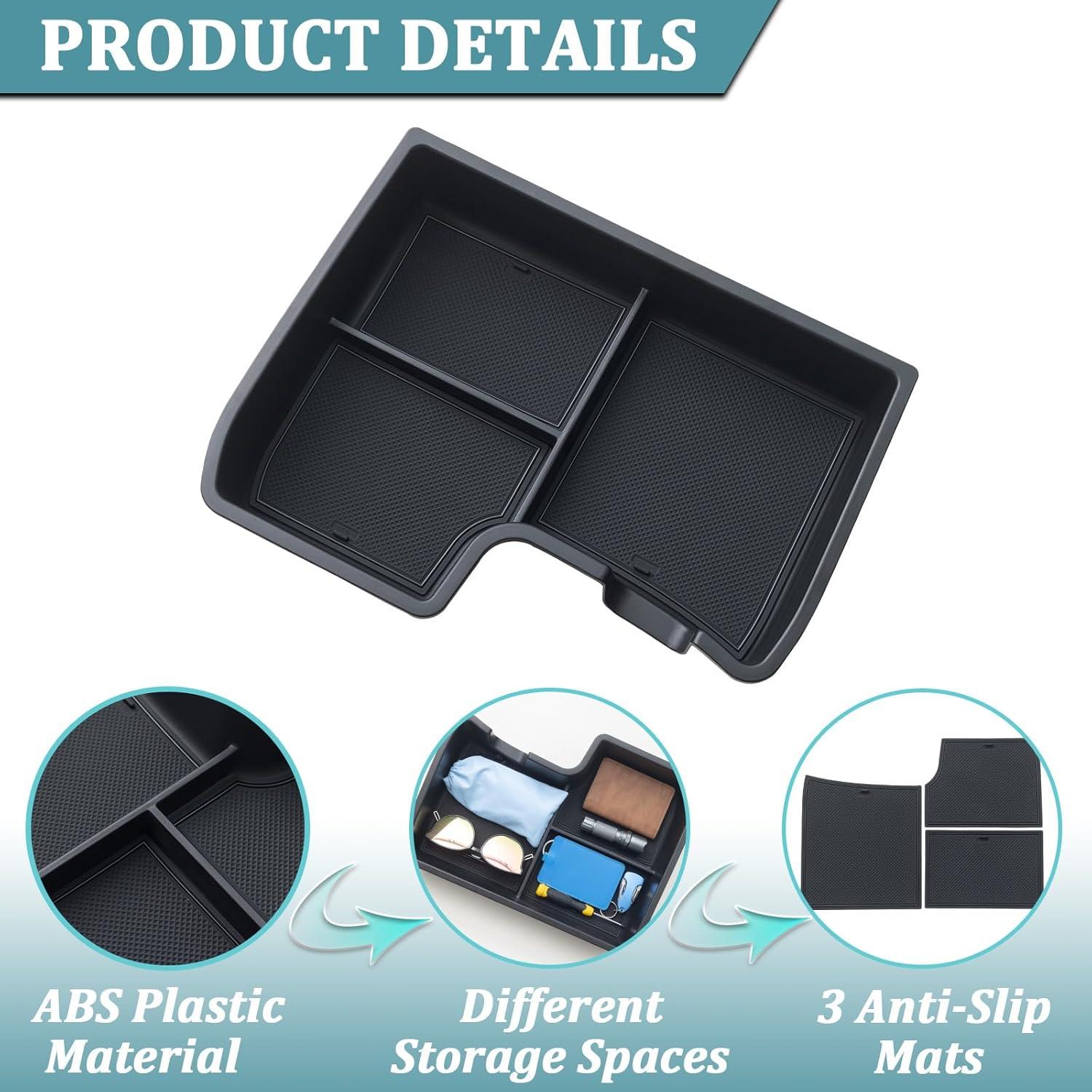 Organizador Inferior de Consola TOPINSTALL para Toyota Sienna 2021-2025