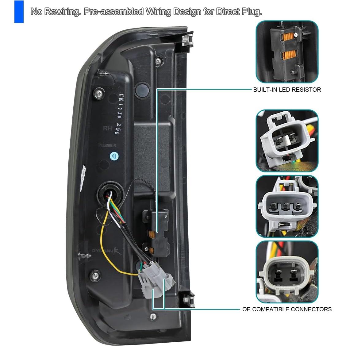 Luces Traseras LED ESPEJO-D TUNING para Toyota Tundra 2014-2021