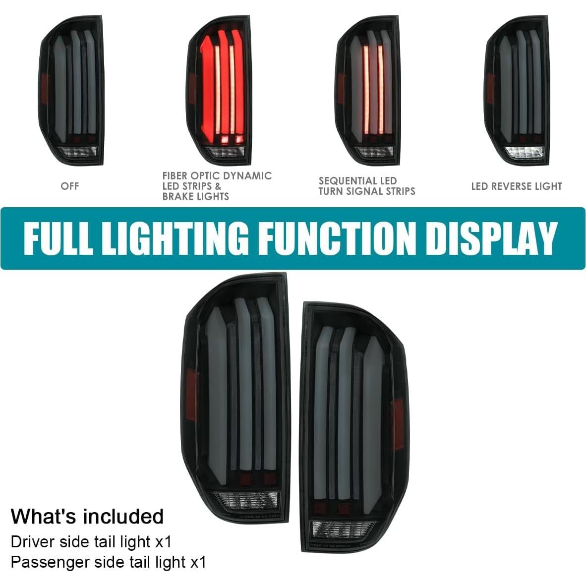 Luces Traseras LED ESPEJO-D TUNING para Toyota Tundra 2014-2021