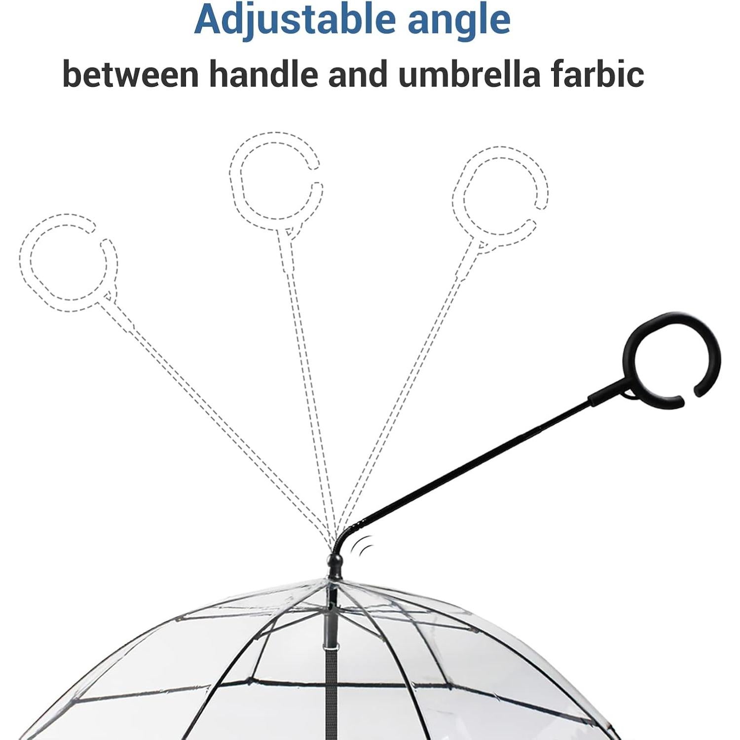 Paraguas para Perros LESYPET con Correa Ajustable 44x12cm