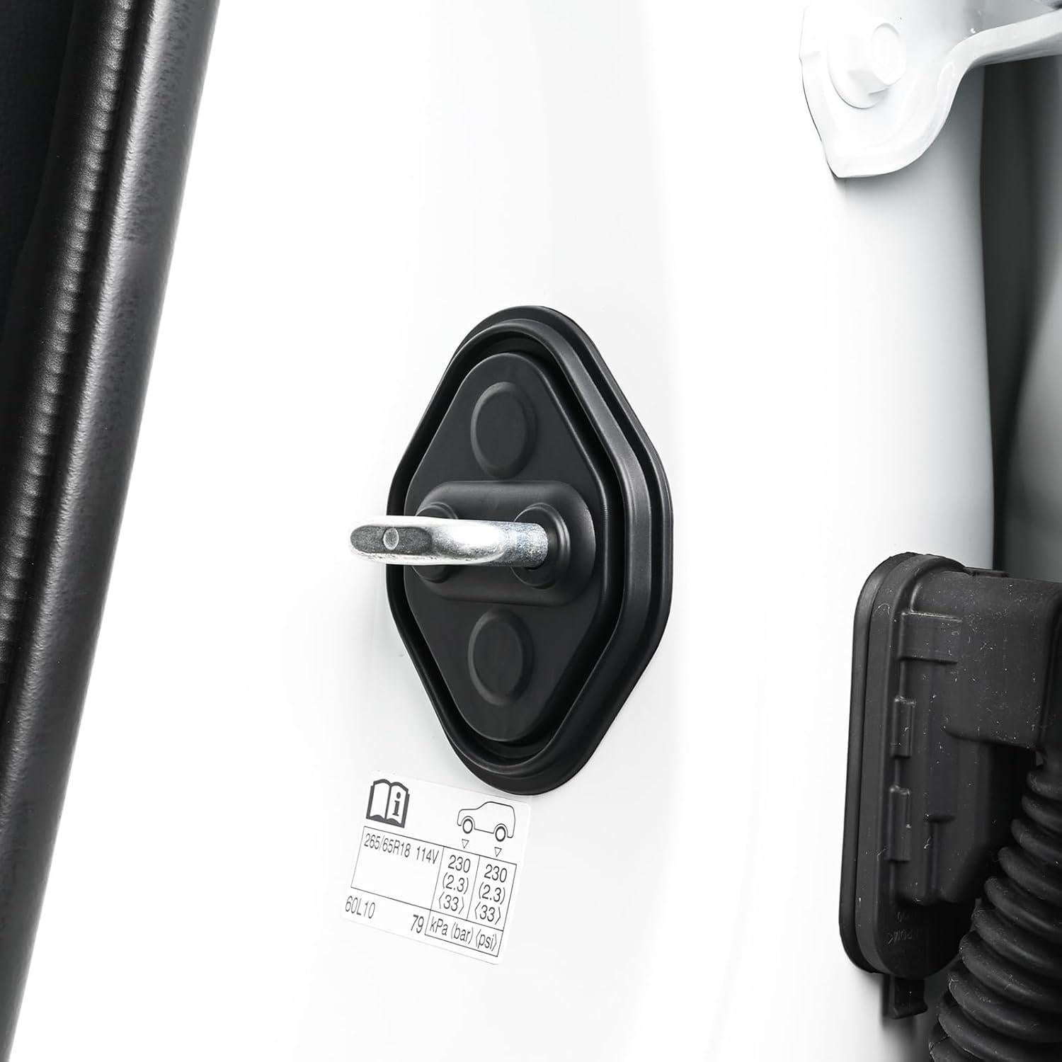 Automotive Silicone Door Lock Cover for 2024 2025 Toyota Land Cruiser 250 1958 Prado LC250 J250 Door Limiter Door Lock Protection Cover Interior Tuning Accessories Supplies