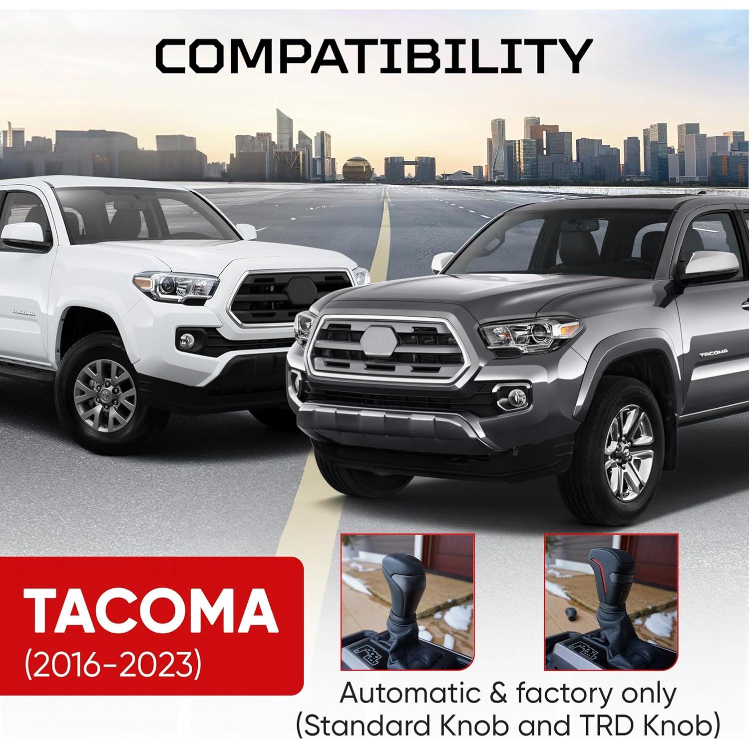 Anillo de Recorte de Perilla AJT Design para Toyota Tacoma 2016-2023