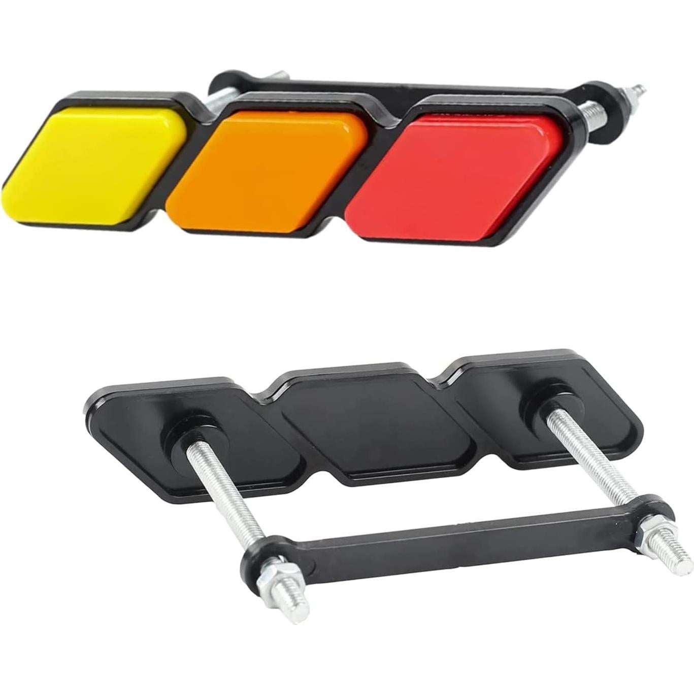 Emblema de Parrilla Tricolor Jawmoy para Toyota 4Runner Tacoma