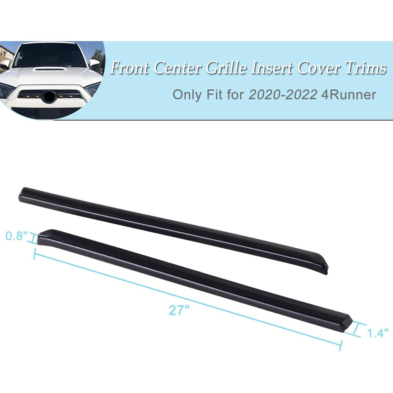 Cubierta de Rejilla Delantera JDMCAR para Toyota 4Runner 2020-2024