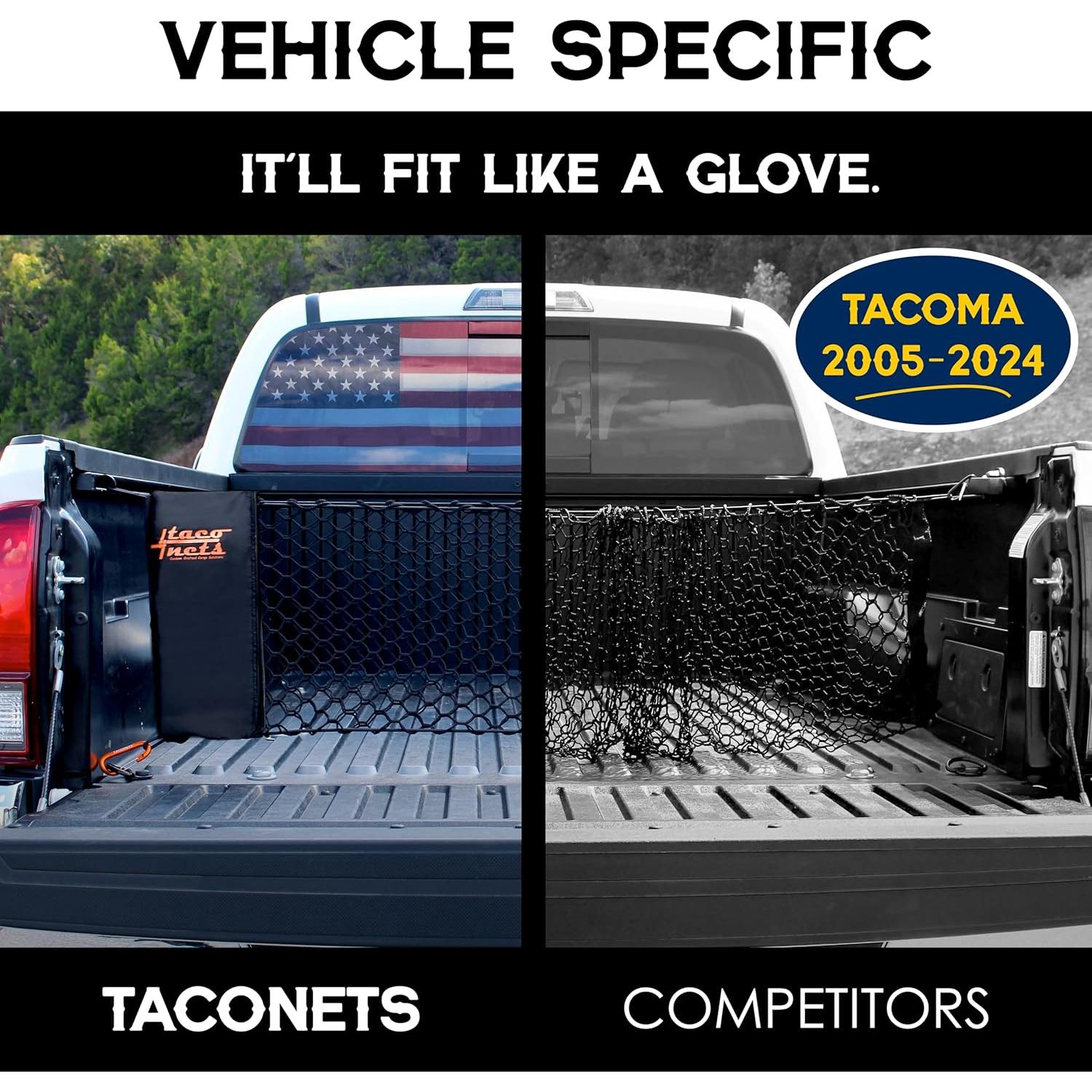 Red de Carga TacoNets para Toyota Tacoma 2005-2025 99x40cm