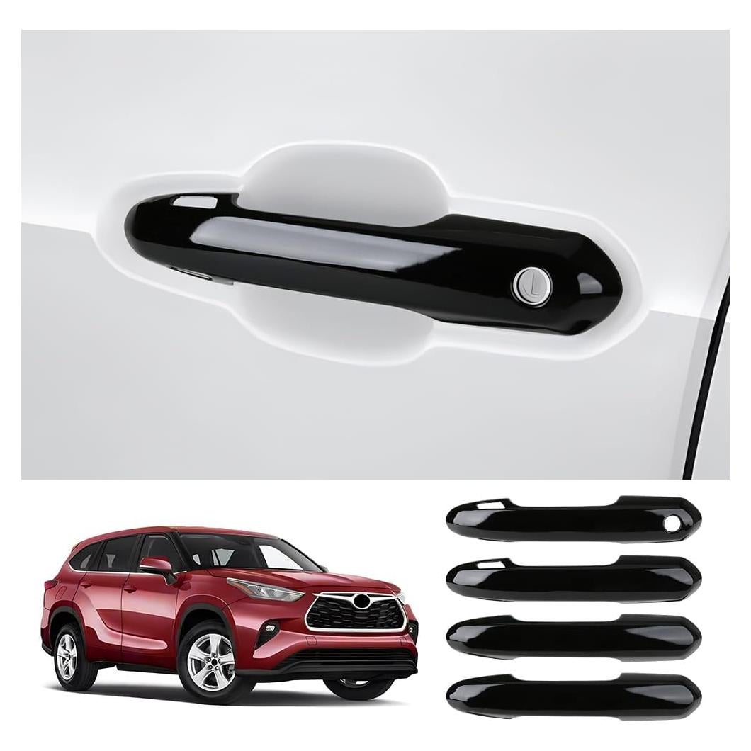 Cubierta de Manija de Puerta LUNQIN para Toyota RAV4 2019-2025