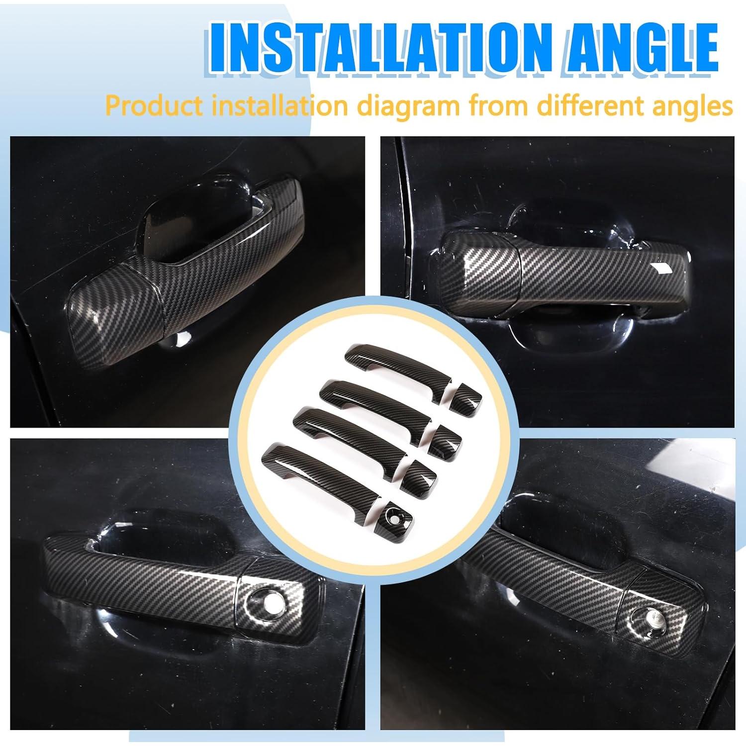 Cubierta de Manija de Puerta Exterior LLKUANG Toyota Tundra 2007-2021