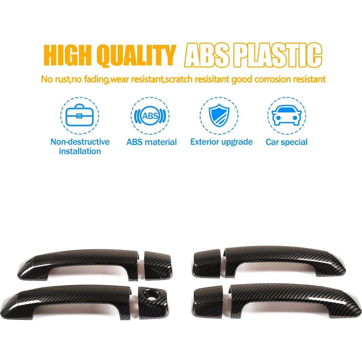 Cubierta de Manija de Puerta Exterior LLKUANG Toyota Tundra 2007-2021