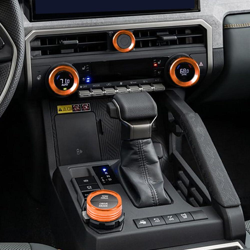 Cubierta de Control de Audio Toyota Tacoma 2024-2025 Naranja