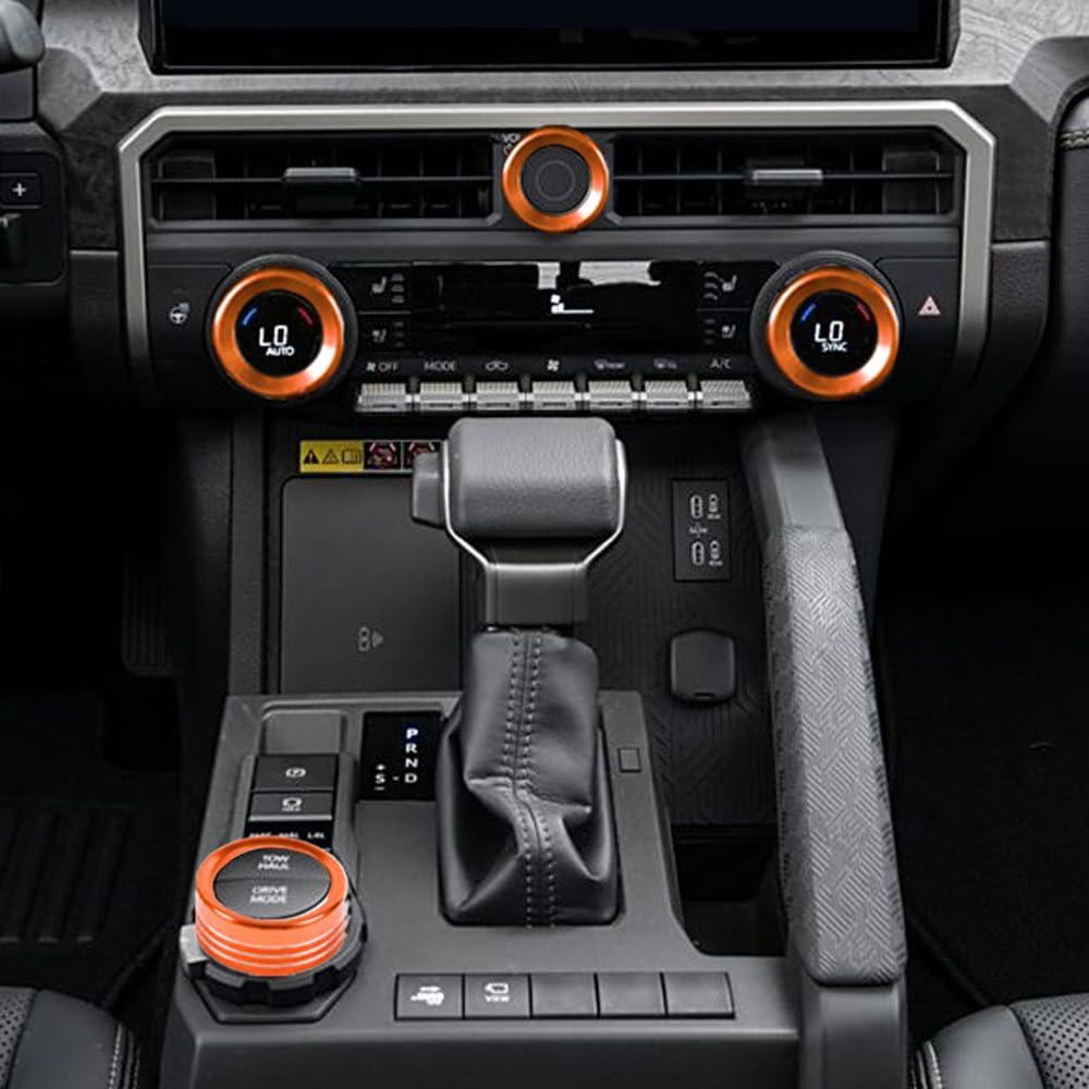 Cubierta de Control de Audio Toyota Tacoma 2024-2025 Naranja